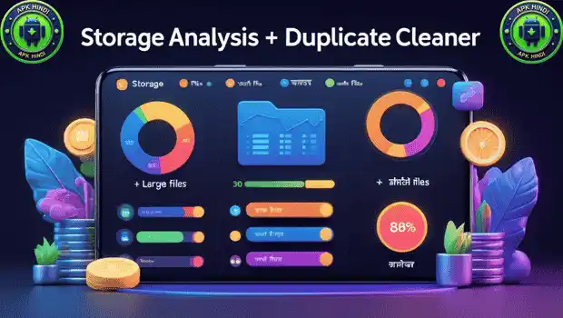 InShot File Manager storage analysis and duplicate cleaner Hindi guide