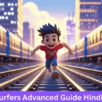 Subway Surfers advanced guide Hindi cover image with running character on railway track
