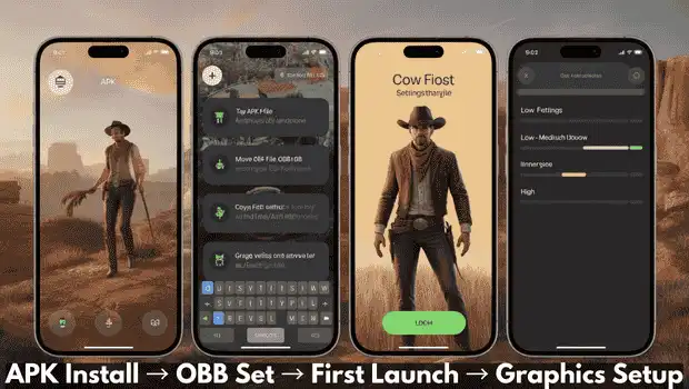 Red Dead Redemption Android Installation Step-by-Step Visual