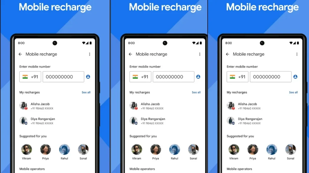 Google pay mobile recharge kaise kare