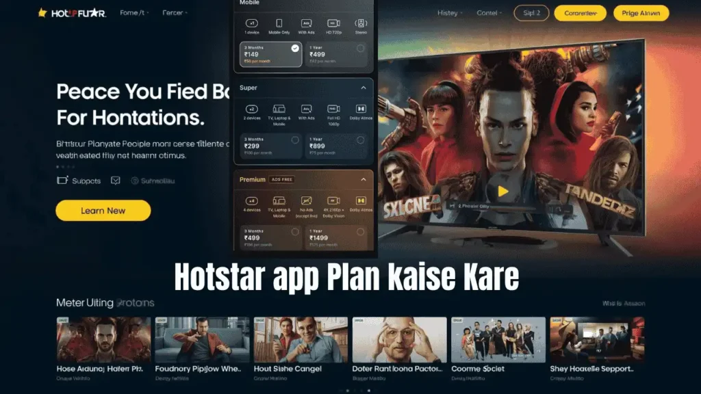 Hotstar app plan kaise buy kare