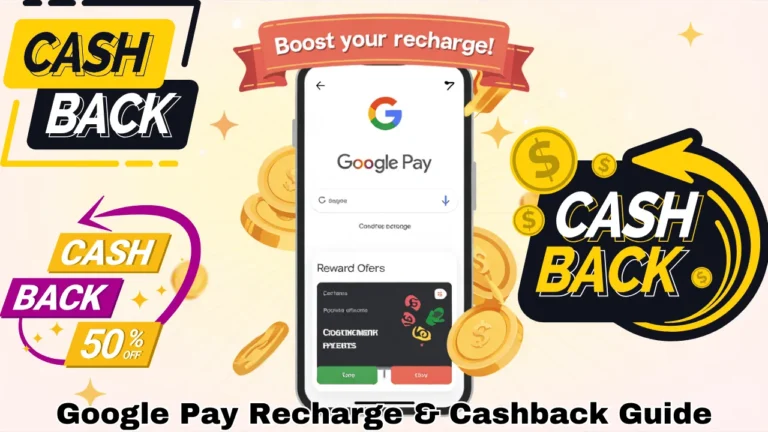 Google Pay mobile recharge cashback guide Hindi image