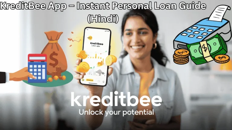 KreditBee App kya hai Hindi guide image showing instant personal loan app