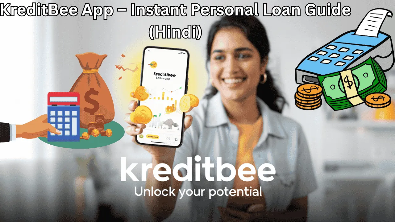 KreditBee App kya hai Hindi guide image showing instant personal loan app