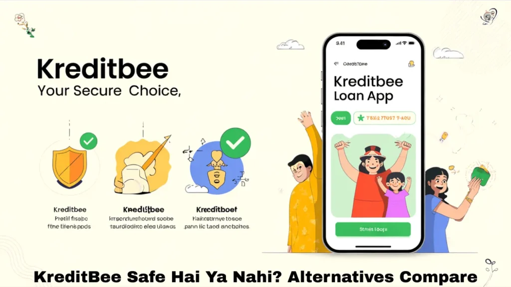 KreditBee app safe hai ya nahi comparison Hindi image