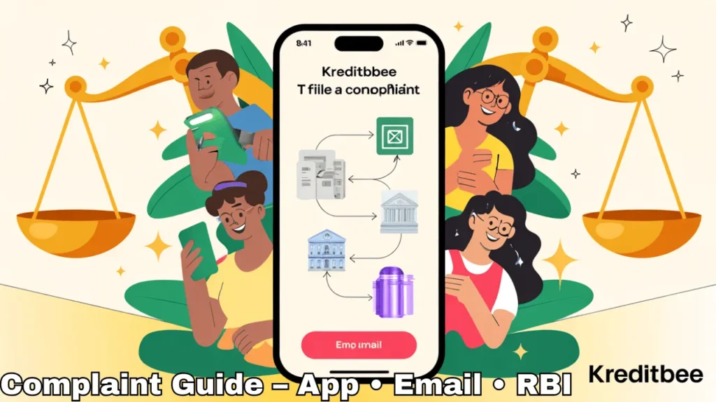 KreditBee complaint kaise kare RBI process Hindi guide image