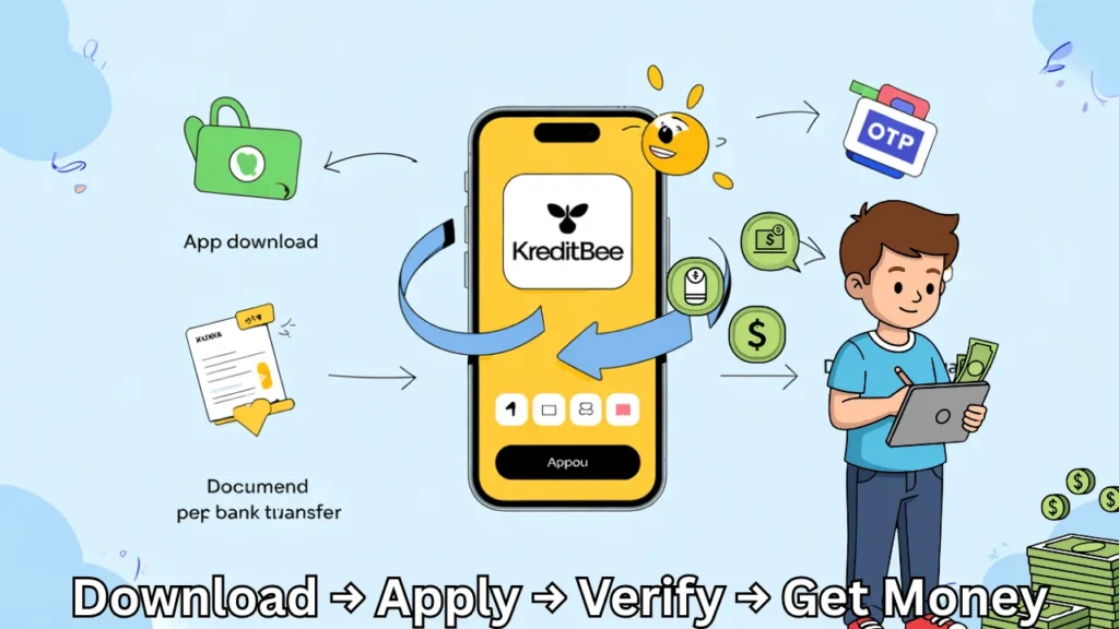 KreditBee se loan kaise le step by step Hindi image