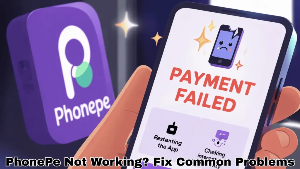 PhonePe UPI not working problem solution Hindi image