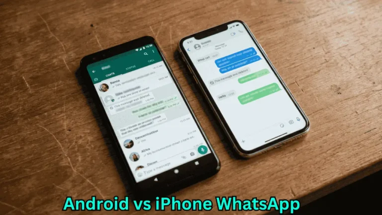 Android vs iPhone WhatsApp deleted message recovery comparison