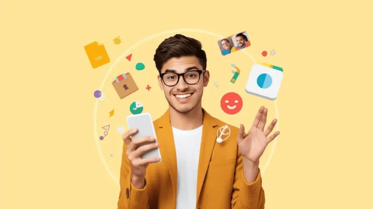 Beginner using free mobile design apps for poster and creative work in 2026