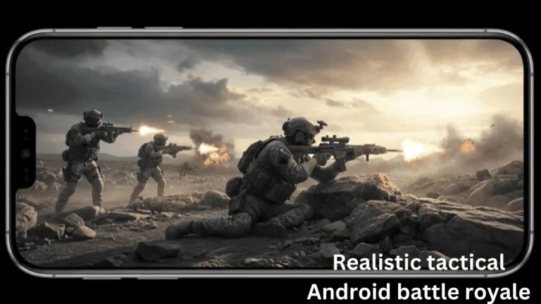 Realistic tactical Android battle royale gameplay 2026