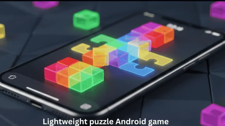 Lightweight puzzle Android game colorful scene