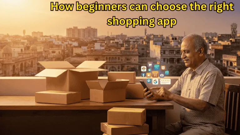 How beginners can choose the right shopping app safely in India