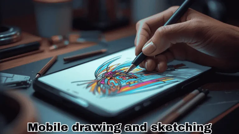 Mobile drawing and sketching using free digital art apps for beginners