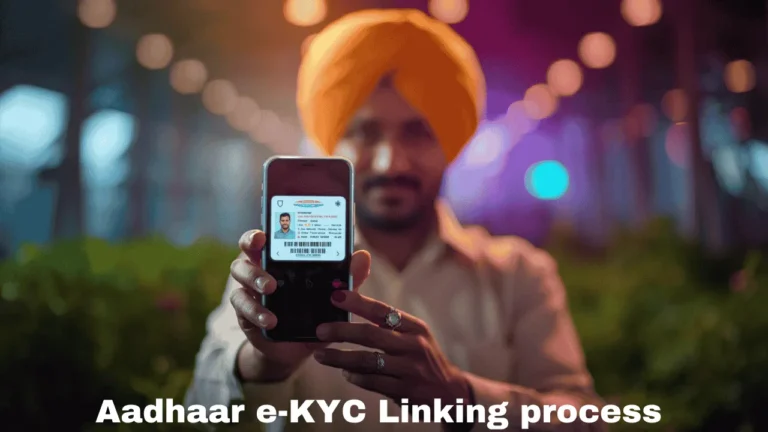 PM Kisan Aadhaar e-KYC verification process for farmers