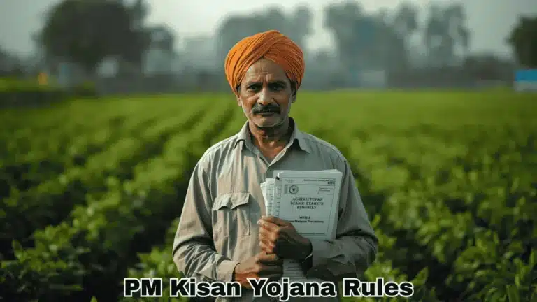 PM Kisan Yojana eligibility rules for Indian farmers concept