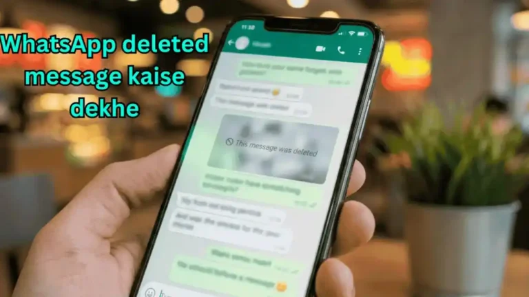 WhatsApp deleted message kaise dekhe 2026 Android chat interface example
