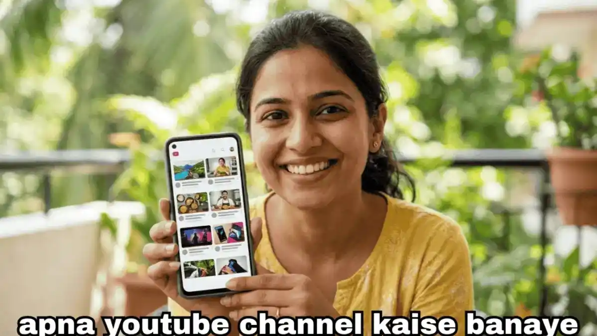 apna youtube channel kaise banaye hindi me mobile par youtube app interface aur video dashboard example