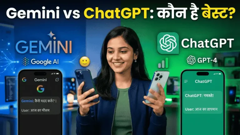 Comparison between Google Gemini and ChatGPT 2026 features.