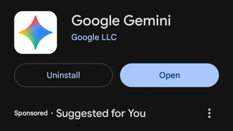 Google Gemini official app by Google LLC on Play Store for android and iOS.