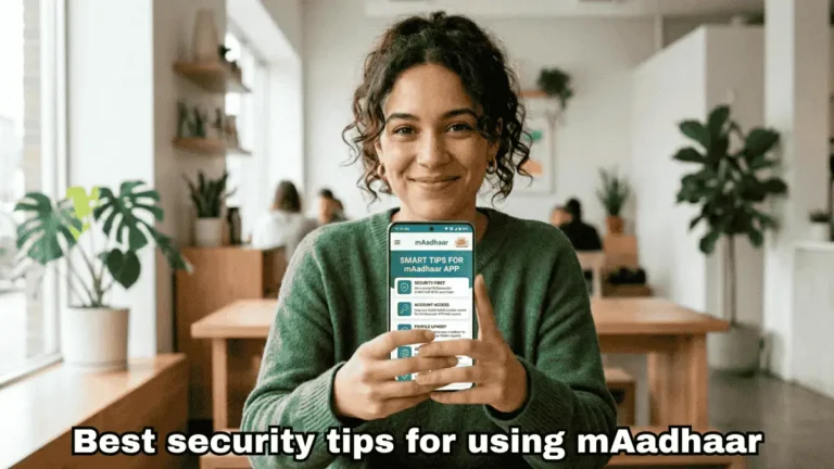 Best security tips for using mAadhaar app safely on mobile.