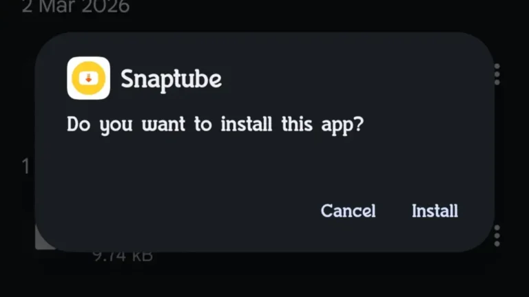 snaptube apk install kaise kare android installation screen