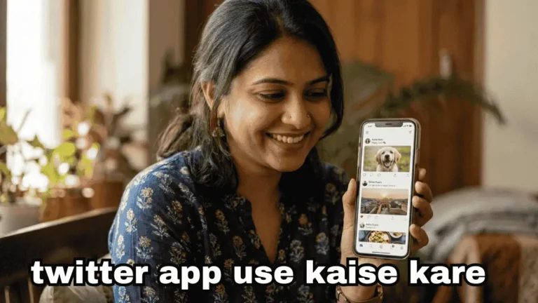 twitter app use kaise kare hindi me mobile par social media use karne ka real example