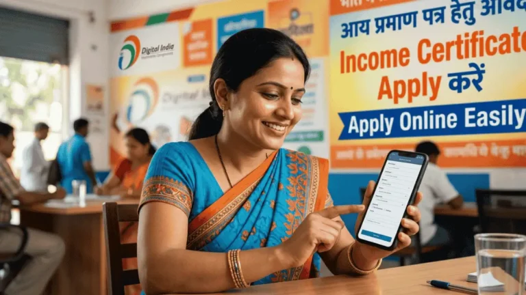 UMANG app income certificate apply kaise kare Hindi