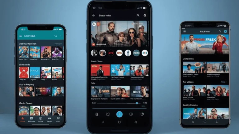 vedu streaming app interface android smartphone example