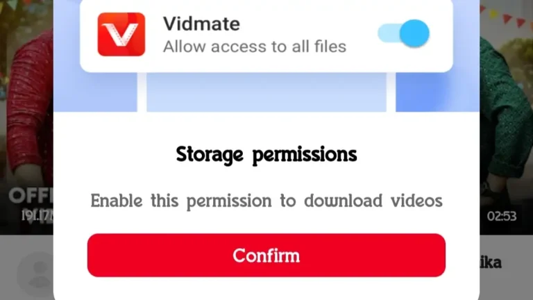 Vidmate app kaise download Karen ke baad VidMate app ko storage permission allow karna