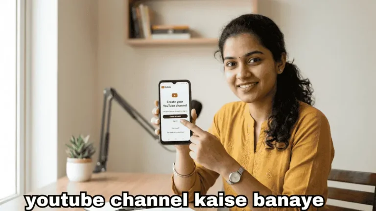 youtube channel kaise banaye step by step hindi me mobile par account create process