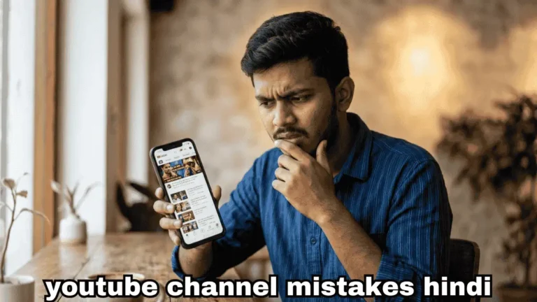youtube channel mistakes hindi me mobile par youtube app use karte waqt confusion example
