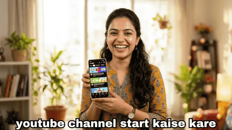 youtube channel start kaise kare hindi me mobile par youtube app ke sath confident creator
