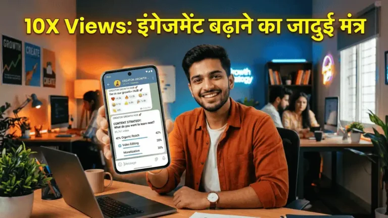 Telegram channel views aur engagement badhane ka secret tarika.