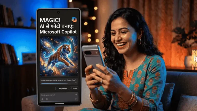 Microsoft Copilot AI app se photo kaise banaye step by step tutorial.